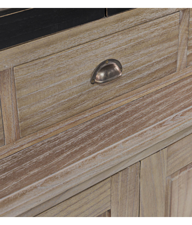 Vitrina Siena 3 cajones 4 puertas