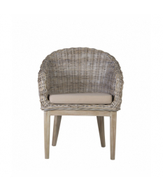 Sillón rattán blanqueado... 2