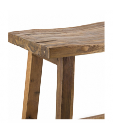 Taburete rectangular teka... 2