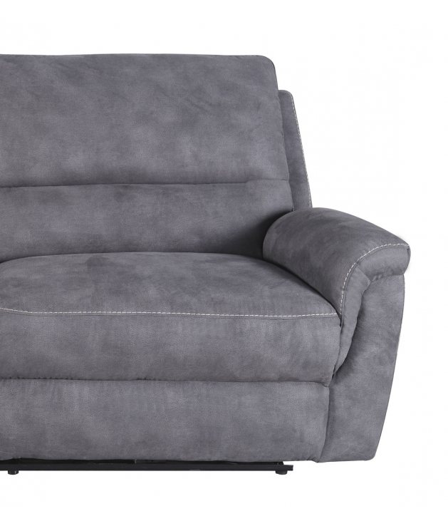 Sofá Basil reclinable eléctrico gris