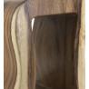 Taburete rectangular tronco | Kasas Decoración