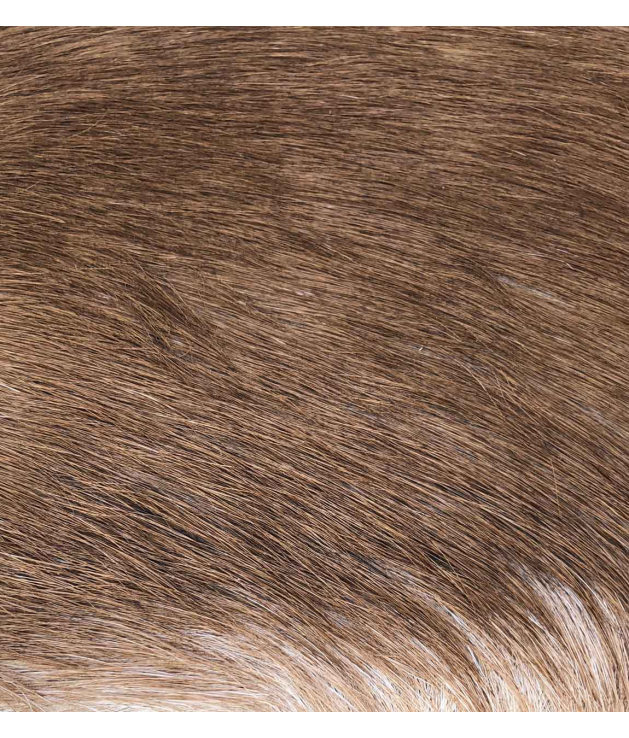 Taburete piel cabra cuadrado