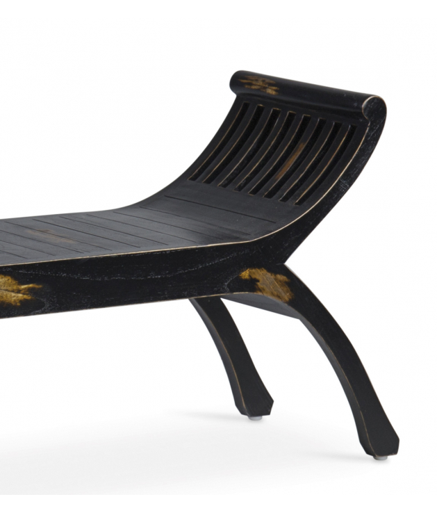 Banco Yuyu negro 2 plazas