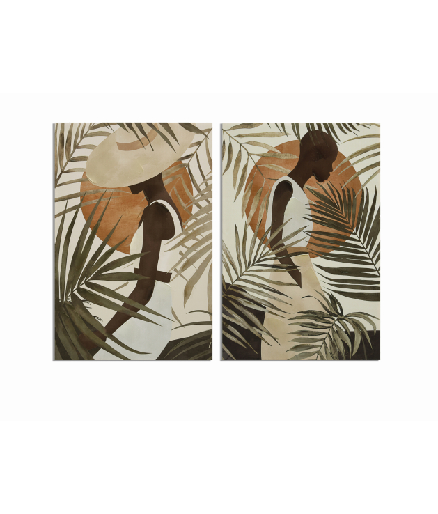 Lienzo impr. africanas pamela 50% al...