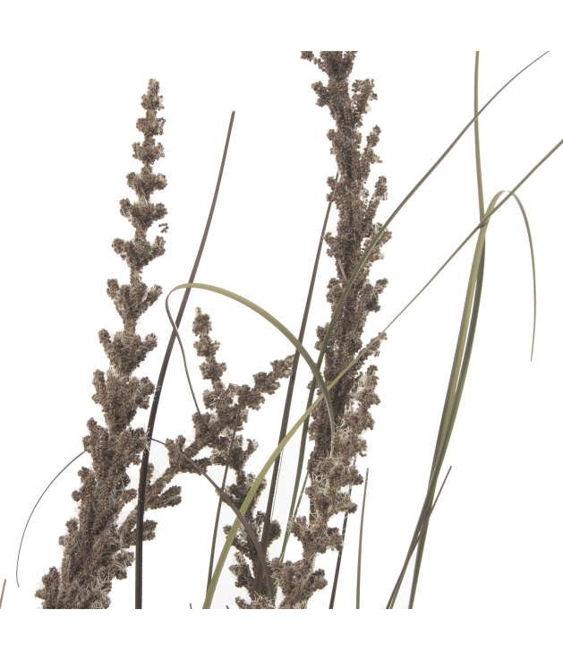 Set 2 planta PVC hierba c/espigas 62...