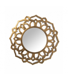 Espejo de Pared Dorado de...