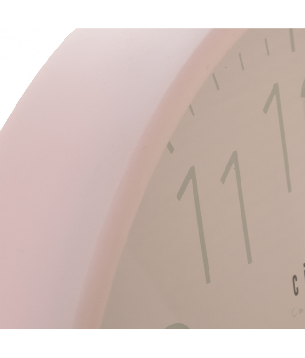 Reloj pared 38 cm dial rosa Reloj pared 38 cm dial rosa