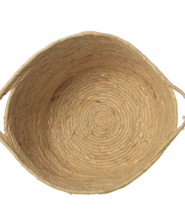 Set 3 cestos hojas de maíz natural