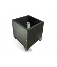 Base de parasol metálica macetero con cajón 2