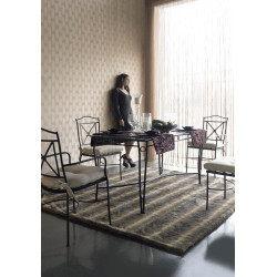Mesa de comedor Pisa rectangular aspas