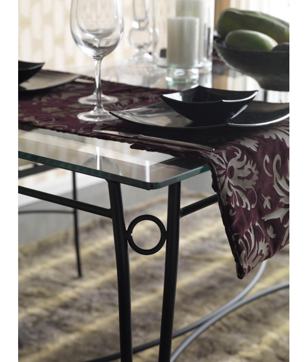 Mesa de comedor Pisa rectangular aspas