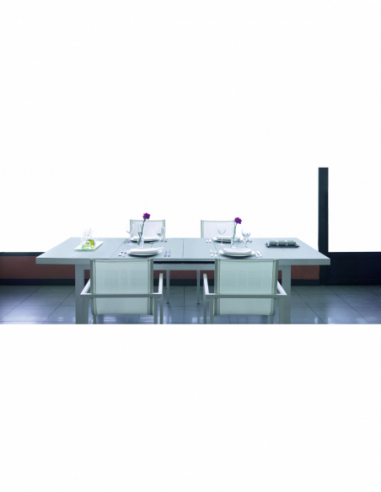 Mesa de comedor extensible White