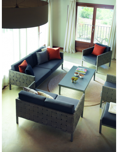 Sofá tres plazas Cube