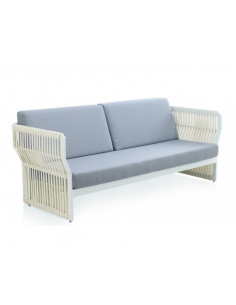 Sofá tres plazas jardín Cires