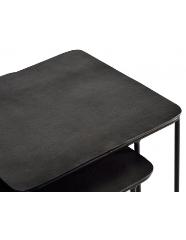 Set de 2 mesas de metal