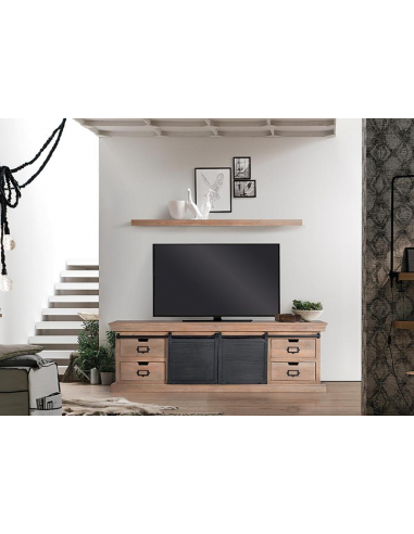 Mueble tv 4 cajones y 2 puertas...