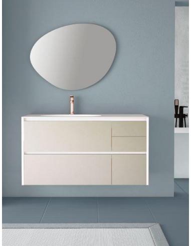 Espejo forma piedra Espejo forma piedra