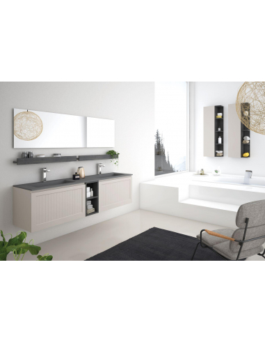 Cubo decorativo dos huecos horizontal