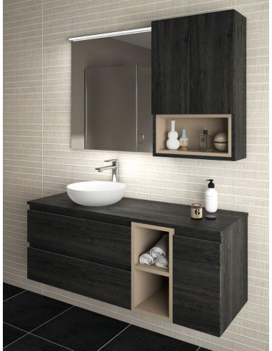 Cubo decorativo dos huecos vertical Cubo decorativo dos huecos vertical