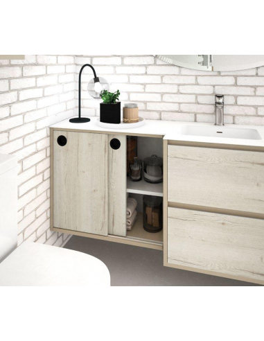 Mueble de baño dos puertas correderas