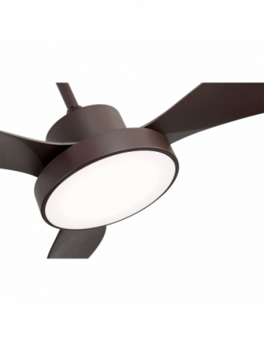 Ventilador de techo Hayate marrón 3...