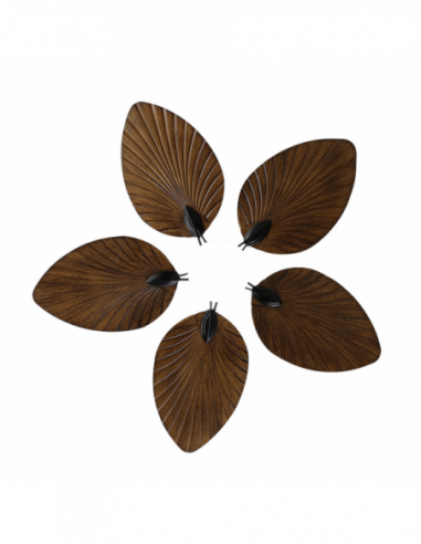 Ventilador de techo Colla negro 5 aspas