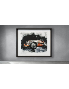 Lámina coche antiguo