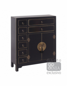 Mueble auxiliar negro...