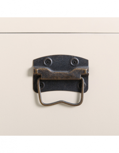 Set 2 baúles blanco madera ''oriente''