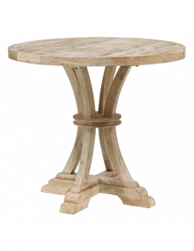 Mesa comedor natural madera de mango