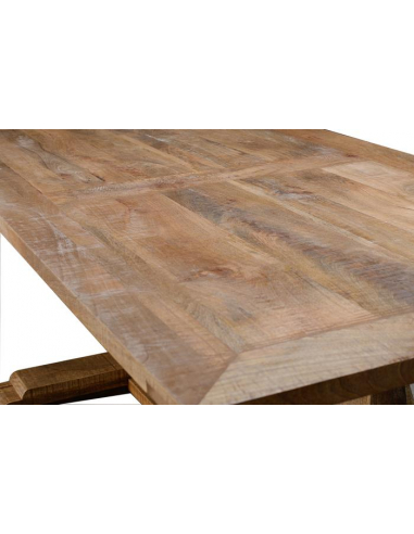Mesa de comedor madera de mango macizo