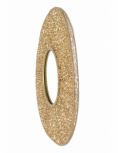 Espejo metal colado dorado... 2