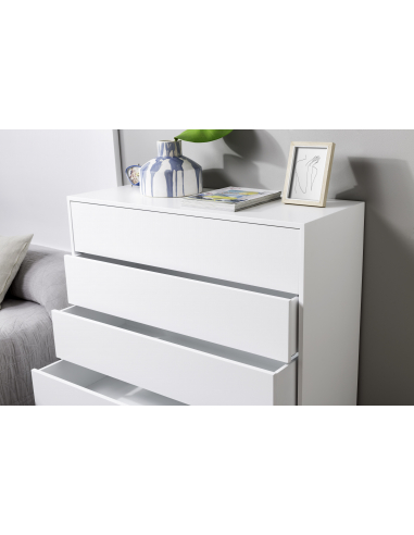 Cómoda Push 4 cajones-blanco