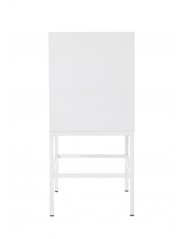 Mesita de noche Push 2 cajones blanco