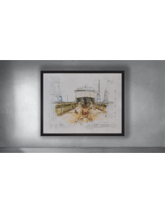 Cuadro decorativo barco...