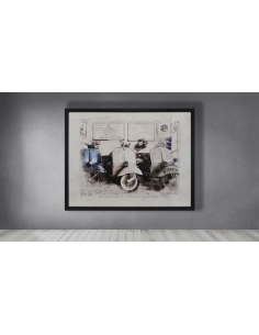 Cuadro decorativo Vespas