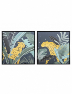 Set 2 cuadros tigre serigrafia