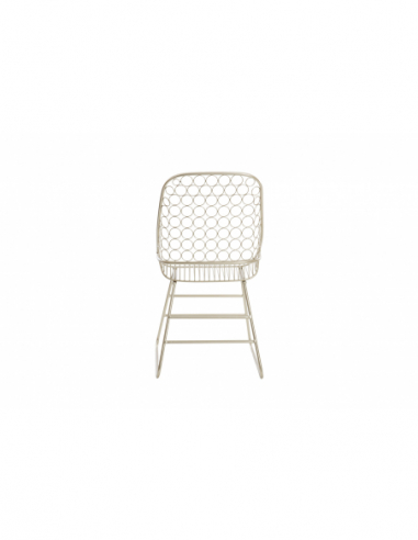 Silla metal champagne