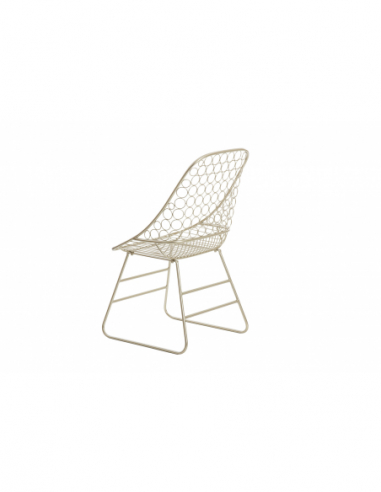 Silla metal champagne