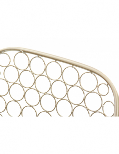 Silla metal champagne