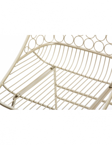 Silla metal champagne