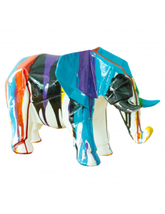 Elefante multicolor