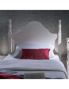 Cabecero blanco madera...