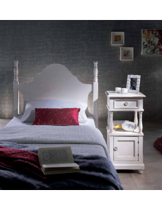 Cabecero blanco madera... 2