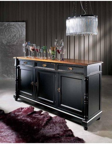 Aparador madera tres puertas Réplicas