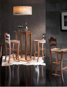 Taburete alto madera Réplicas 2