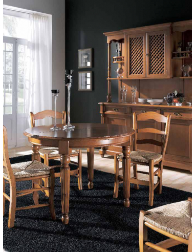 Mesa de comedor redonda madera...