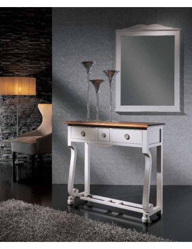 Consola Recibidor Madera 3 Cajones...