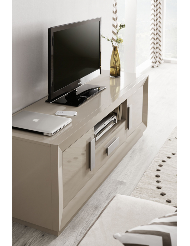 Mueble de TV dos puertas, cajón y...