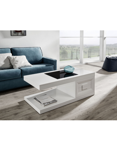 Mesa de centro elevable con cajones CLOE